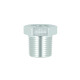 Reduzieradapter NPT 1/4" weiblich zu NPT 3/8" männlich - silber matt