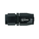 Hose End Dash 6 - straight - Satin Black