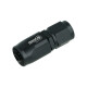 Hose End Dash 4 - straight - Satin Black