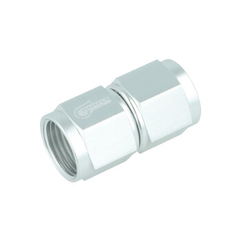 Adapter Dash 8 Female to Dash 8 Female - Satin Silver