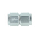 Adapter Dash 8 Female to Dash 8 Female - Satin Silver