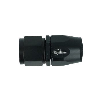 Hose End Dash 10 - straight - Satin Black