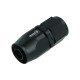 Schlauchanschluss Fitting Dash 10 - gerade - schwarz matt