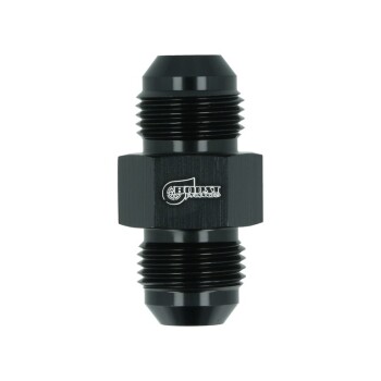 Adapter Dash 8 männlich zu Dash 8 männlich mit 1/8" NPT Anschluss - schwarz matt