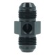 Adapter Dash 8 männlich zu Dash 8 männlich mit 1/8" NPT Anschluss - schwarz matt