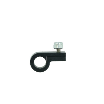 Schlauchhalter 11,1mm (7/16") - schwarz matt