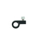 Schlauchhalter 11,1mm (7/16") - schwarz matt