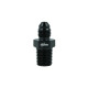Gewindeadapter Dash 4 männlich zu NPT 1/4" männlich - schwarz matt