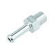 Screw-in Adapter NPT 1/8" male to Hose Connector Fitting 6mm (1/4") - satin silver | BOOST products