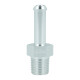 Screw-in Adapter NPT 1/8" male to Hose Connector Fitting 6mm (1/4") - satin silver | BOOST products