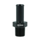 Einschrauber NPT 3/8" männlich zu Schlauchanschluss 13mm (1/2") - schwarz matt