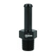 Einschrauber NPT 1/8" männlich zu Schlauchanschluss 6mm (1/4") - schwarz matt