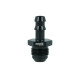 Screw-in Adapter Dash 8 Male to Barb 10mm (3/8") - Satin Black