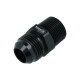 Gewindeadapter Dash 12 männlich zu NPT 3/4" männlich - schwarz matt