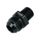 Gewindeadapter Dash 12 männlich zu NPT 1/2" männlich - schwarz matt