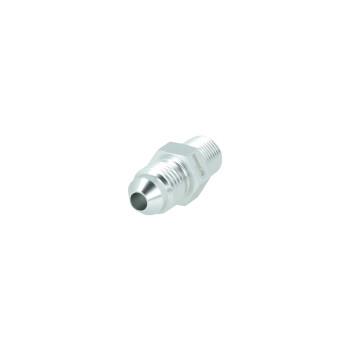 Adapter Dash 4 Male to NPT 1/8" Male - Satin Silver