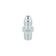 Gewindeadapter Dash 4 männlich zu NPT 1/8" männlich - silber matt
