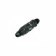 Hydraulik Adapter Schnellverschluss Kupplung Dash 6 - schwarz