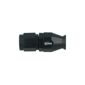 High Flow PTFE Hose End Dash 4 - straight - satin black | BOOST products