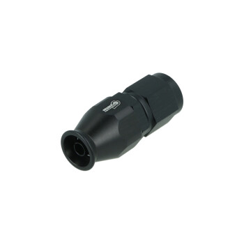 PTFE Schlauchanschluss Fitting Dash 4 - gerade - schwarz...