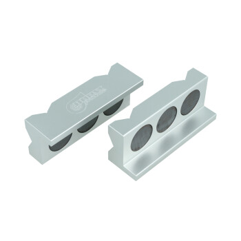 Vise Jaws with Magnet for Dash Fittings - Satin Silver