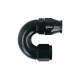 High Flow PTFE Schlauchanschluss Fitting drehbar Dash 8 - 180° - schwarz