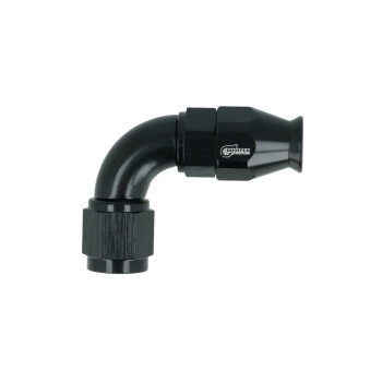 High Flow PTFE Swivel Hose End Dash 4 - 90° - black | BOOST products