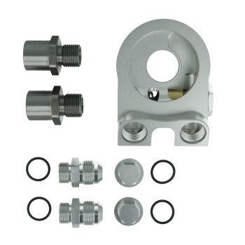 Oil Filter Sandwich Adapter with Thermostat (70°C)...