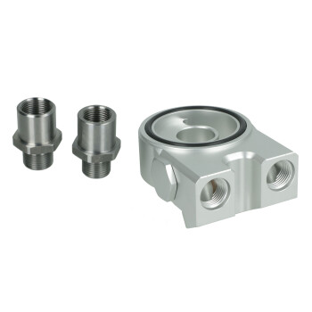 Oil Filter Sandwich Adapter with Thermostat (70°C)...