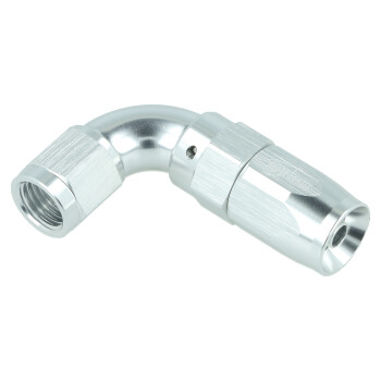 High Flow Swivel Hose End Dash 4 - 90° - silver | BOOST products
