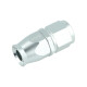 PTFE Hose End Dash 10 - straight - Satin Silver
