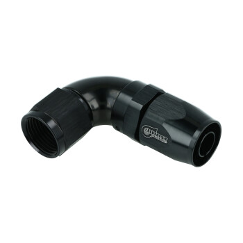 High Flow Swivel Hose End Dash 10 - 90° - black | BOOST products