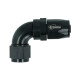 High Flow Schlauchanschluss Fitting - drehbar - Dash 8 - 90° - schwarz| BOOST products
