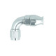 High Flow PTFE Swivel Hose End Dash 4 - 90° - Silver
