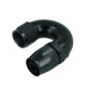 High Flow Swivel Hose End Dash 10 - 180° - Black