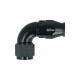High Flow PTFE Swivel Hose End Dash 8 - 90° - Black
