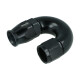 High Flow PTFE Schlauchanschluss Fitting drehbar Dash 10 - 180° - schwarz
