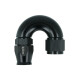 High Flow PTFE Schlauchanschluss Fitting drehbar Dash 10 - 180° - schwarz
