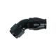 High Flow PTFE Schlauchanschluss Fitting drehbar Dash 10 - 45° - schwarz
