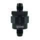 One Way Check Valve Dash 6 male - satin black | BOOST products