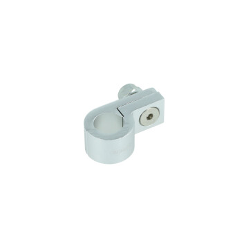 Single Hose P-Clamp Bracket 11,1mm (7/16") - Satin...