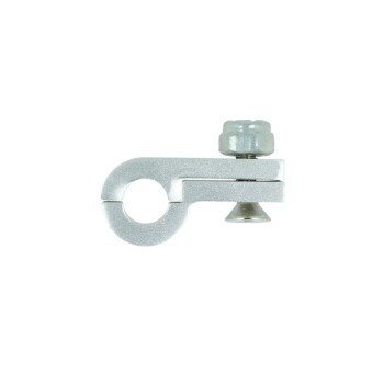 Schlauchhalter 7,90mm (5/16") - silber matt