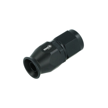 PTFE Hose End Dash 6 - straight - Satin Black