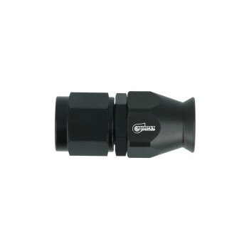PTFE Hose End Dash 6 - straight - Satin Black
