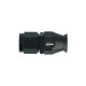 PTFE Schlauchanschluss Fitting Dash 6 - gerade - schwarz matt
