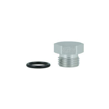 ORB Plug Dash 6 Male - Satin Silver