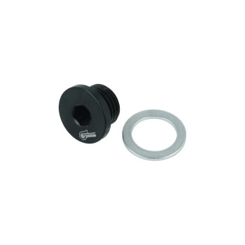 Verschluss Schraube M14x1,5mm männlich - schwarz matt | BOOST products