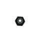 Einschrauber ORB Dash 6 männlich zu Schlauchanschluss gerippt 8mm (5/16") - schwarz matt | BOOST products