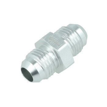 Adapter Union Dash 6 Male to Dash 6 Male - Satin Silver