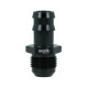Einschrauber Dash 10 männlich zu Schlauchanschluss gerippt 16mm (5/8") - schwarz matt